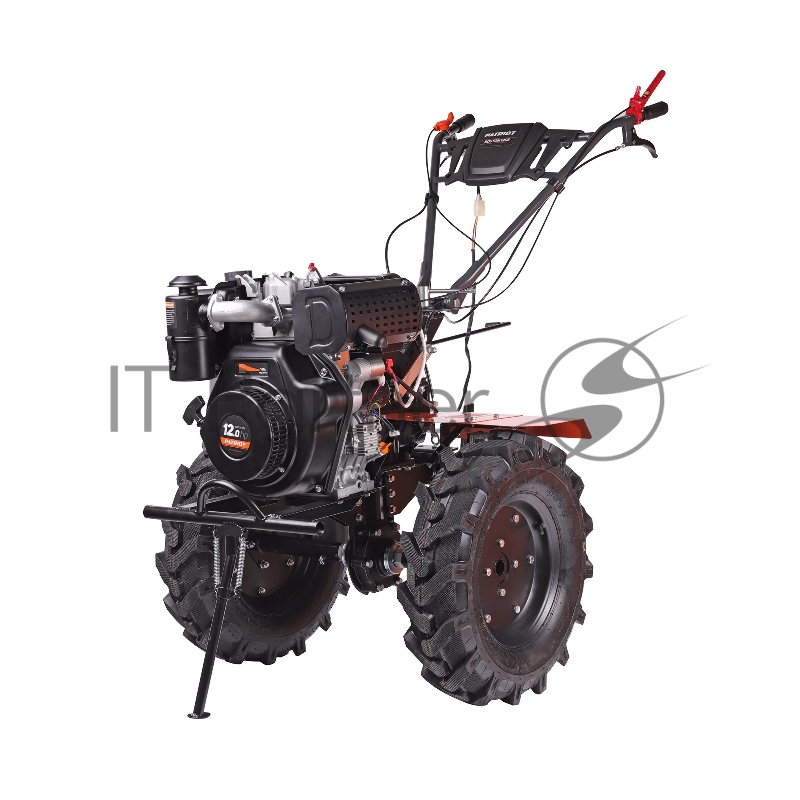 Мотоблок дизельный PATRIOT BOSTON 12DE 12 л,с эл. Стартер: 12V фрезы: 1350 mm коробка передач 2 вперед+ 1 назад