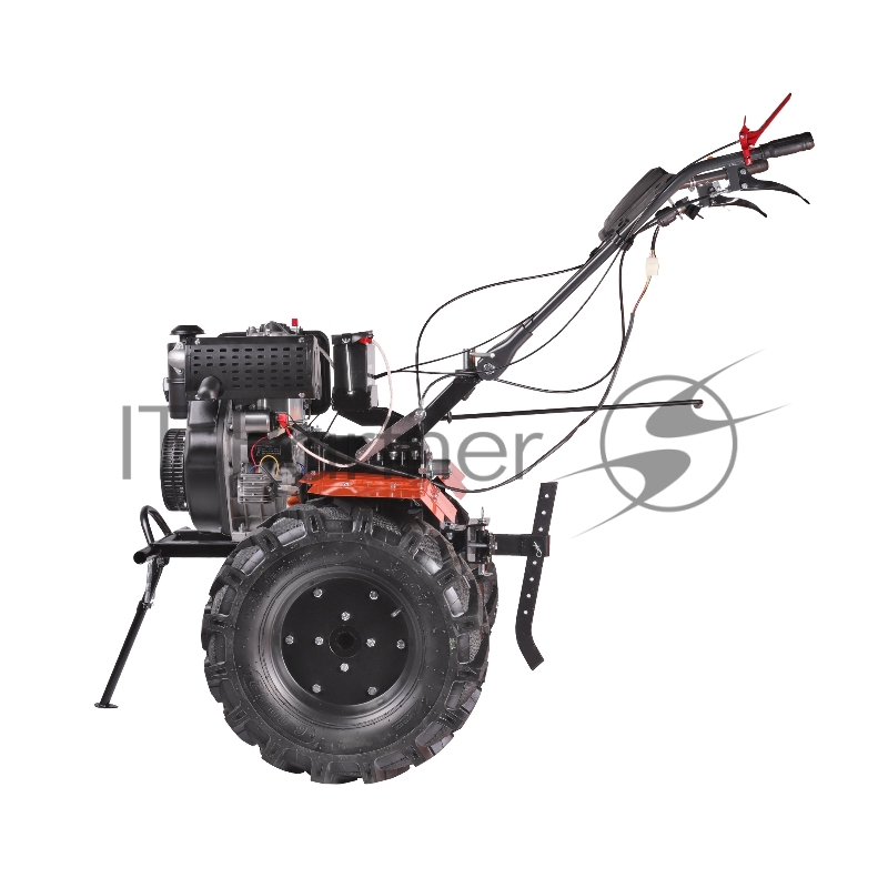 Мотоблок дизельный PATRIOT BOSTON 12DE 12 л,с эл. Стартер: 12V фрезы: 1350 mm коробка передач 2 вперед+ 1 назад