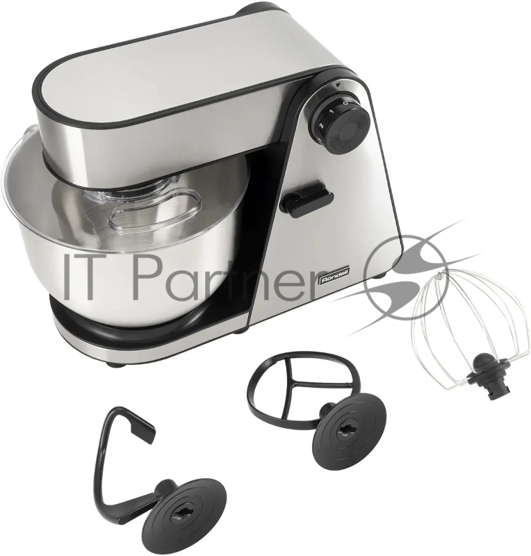 Кухонная машина Rondell RDE-1405 планетар.вращ. 1800Вт серебристый