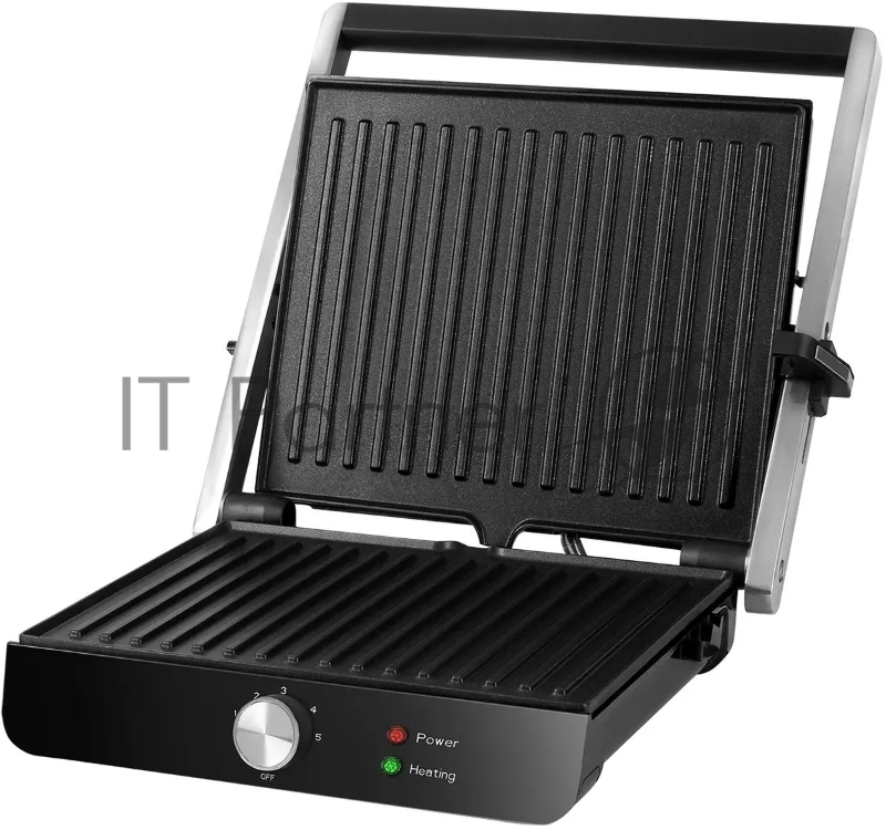 Электрогриль Red Solution RGM-M815 2000Вт черный/серебристый