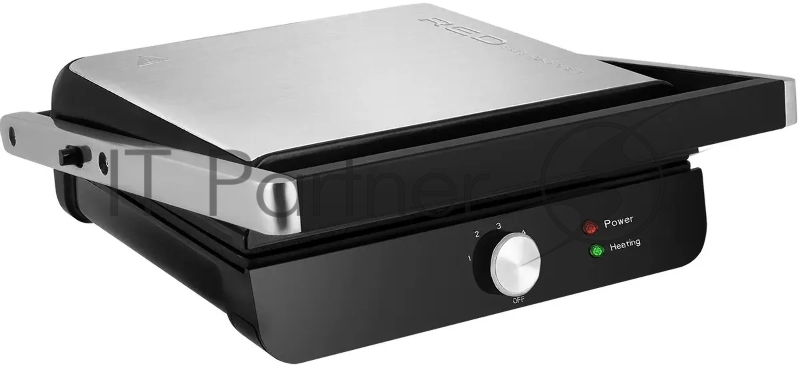 Электрогриль Red Solution RGM-M815 2000Вт черный/серебристый