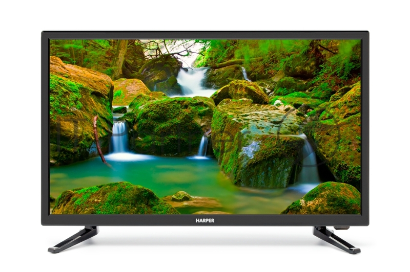Телевизор Harper 24R470T DVB-T2/T/C,HD_READY 24 (61см), разрешение 1366х768, цифровой тюнер DVB-T2/DVB-T/DVB-C, системы цветности аналогового ТВ SECAM, PAL, системы цветности для AV SECAM, PAL, NTSC, декодер стереозвука NICAM, формат изображения 16: