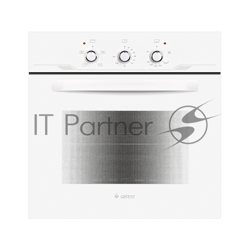 Встраиваемая газовая духовка Gefest ДГЭ 621-01Б Цвет белый. * Габаритные размеры ШхГхВ: 59.8х56.5х59.5 см * Полезный объём духовки: 52 л * Вертел с электроприводом * Подсветка духовки двойная * Газ-контроль духовки * Съемные проволочные направляющие