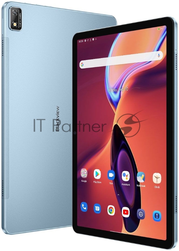 Планшет ARK Blackview Tab 16 T616 (2.0) 8C RAM8Gb ROM256Gb 11 IPS 2000x1200 3G 4G Android 12 синий 13Mpix 8Mpix BT GPS WiFi Touch microSDXC 1Tb 7680mAh 6.7hr