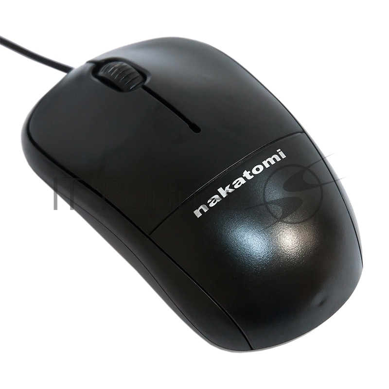 Nakatomi Navigator - опт. мышка, 3 кнопки + ролик, USB, черная