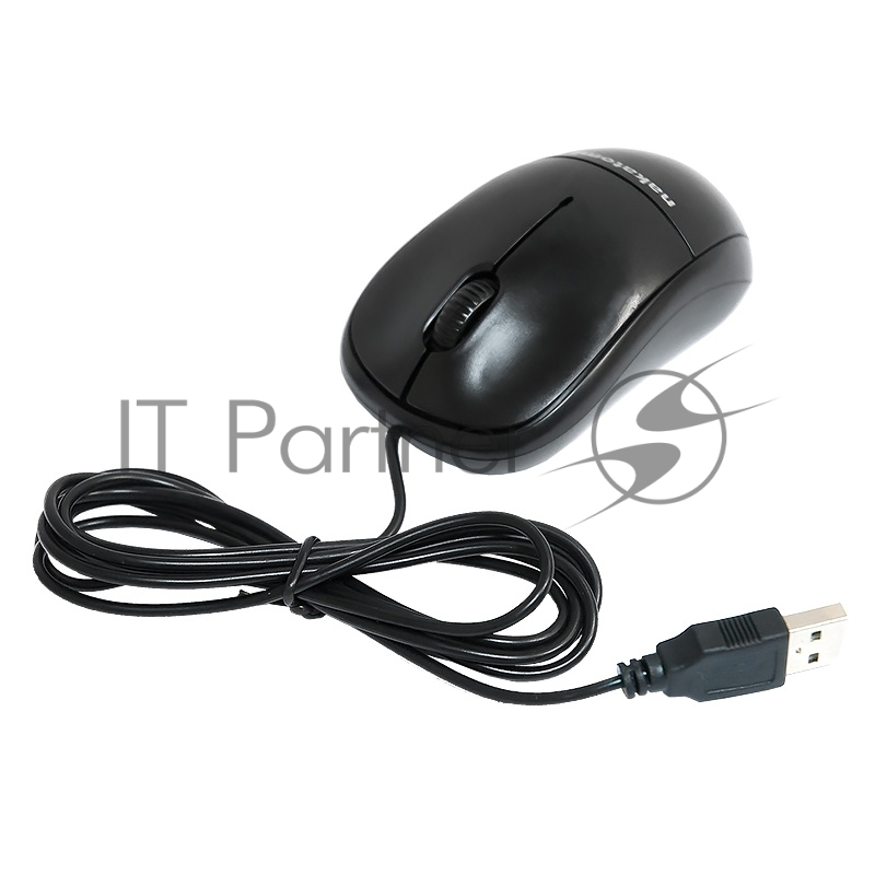 Nakatomi Navigator - опт. мышка, 3 кнопки + ролик, USB, черная