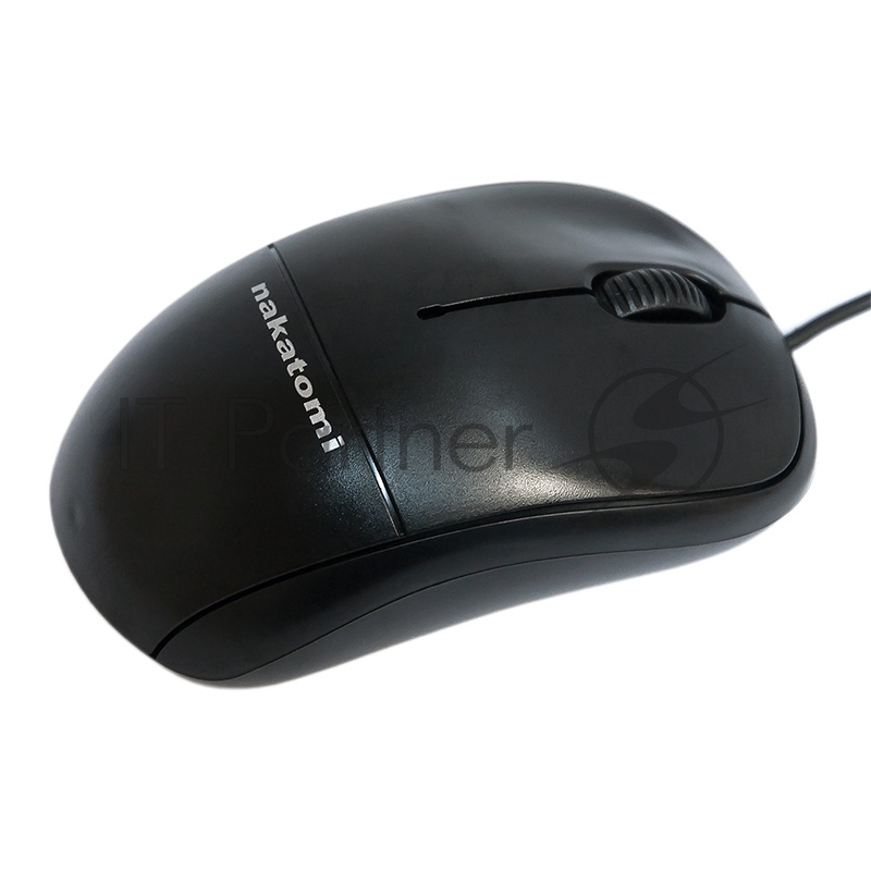 Nakatomi Navigator - опт. мышка, 3 кнопки + ролик, USB, черная