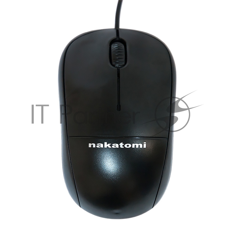 Nakatomi Navigator - опт. мышка, 3 кнопки + ролик, USB, черная