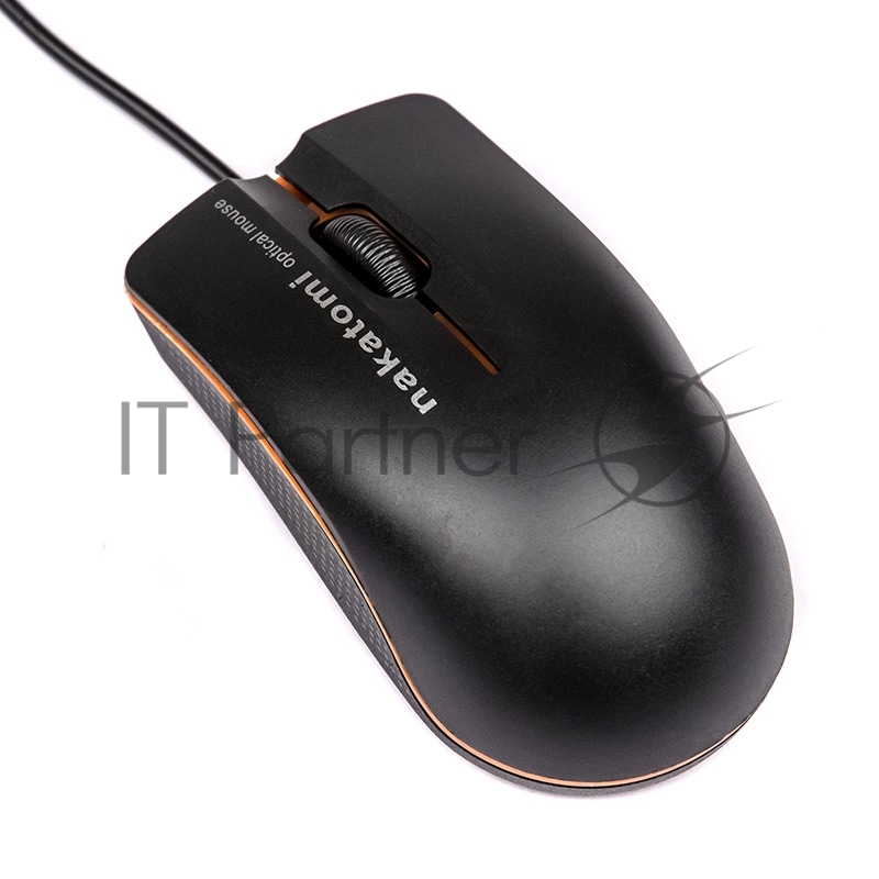 Проводная оптическая мышь Nakatomi MON-03U black