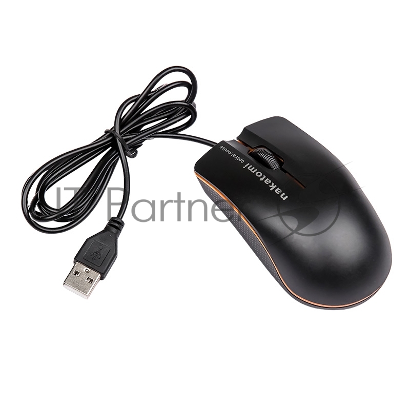 Проводная оптическая мышь Nakatomi MON-03U black