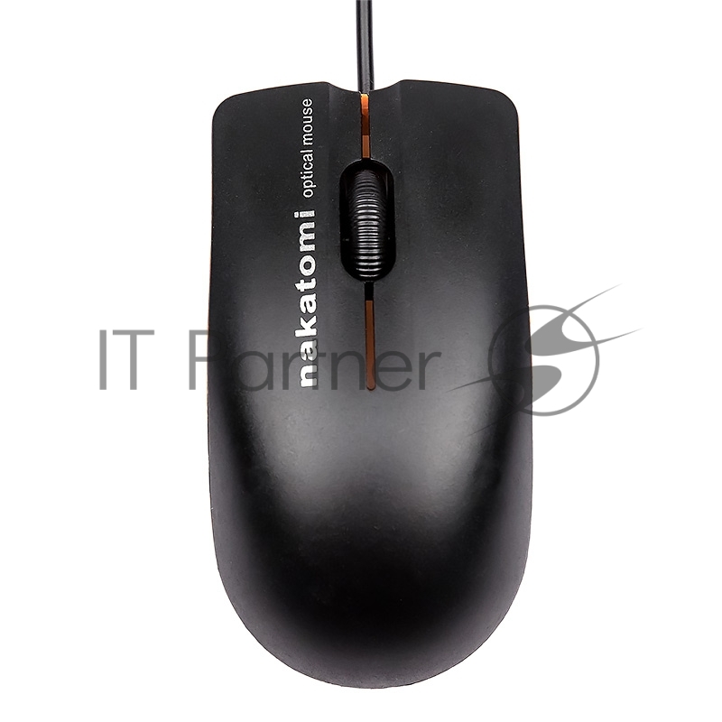 Проводная оптическая мышь Nakatomi MON-03U black