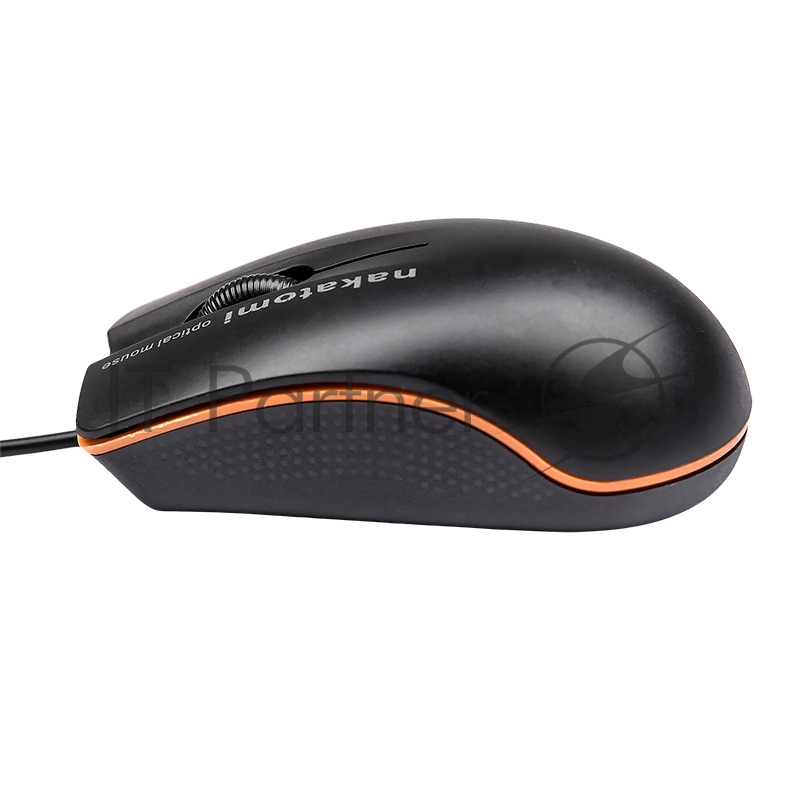 Проводная оптическая мышь Nakatomi MON-03U black