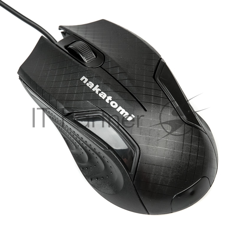 Проводная оптическая мышь Nakatomi MON-06U черный