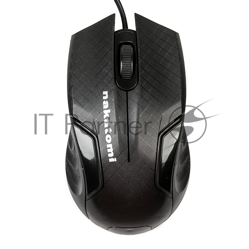 Проводная оптическая мышь Nakatomi MON-06U черный