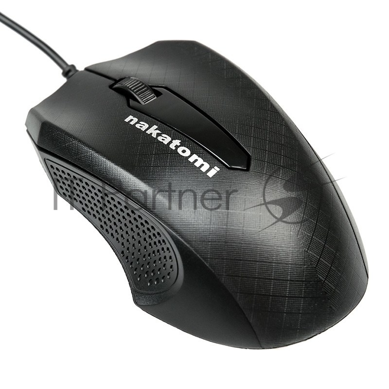 Проводная оптическая мышь Nakatomi MON-07U черный