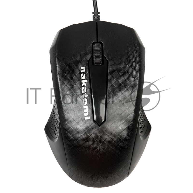 Проводная оптическая мышь Nakatomi MON-07U черный