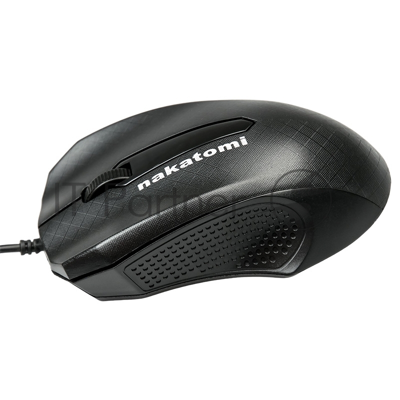 Проводная оптическая мышь Nakatomi MON-07U черный