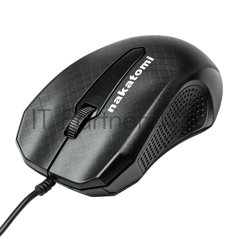 Проводная оптическая мышь Nakatomi MON-07U черный