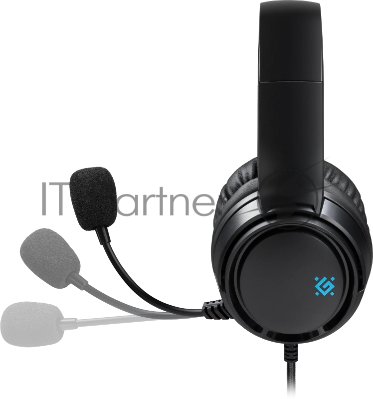 Гарнитура игровая DEFENDER (64548) Abyss черный, провод 2 м