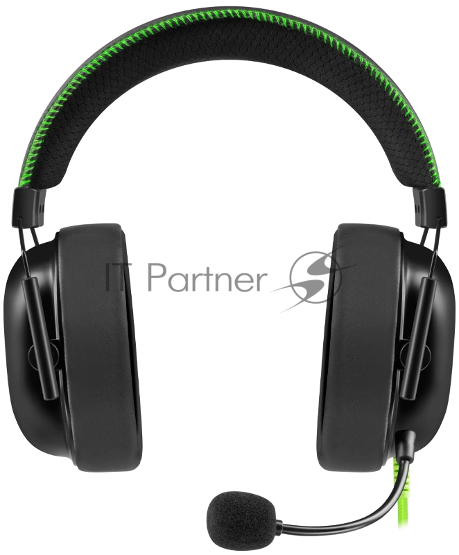 Гарнитура игровая DEFENDER (64552) Toxic черный, 7.1, LED, провод 2 м