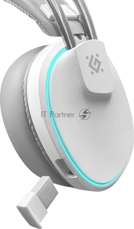 Гарнитура игровая DEFENDER (64695) Tsunami BT/2.4G, белый