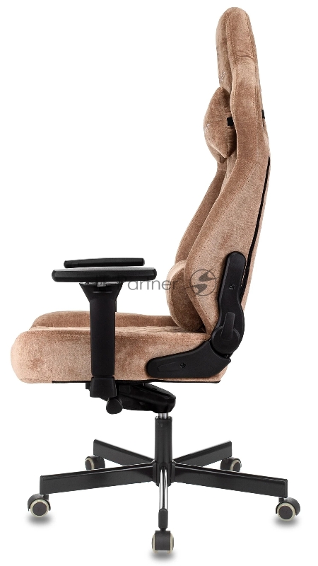 Кресло игровое Knight Hunter светло-коричневый Alfa 731 крестов. металл