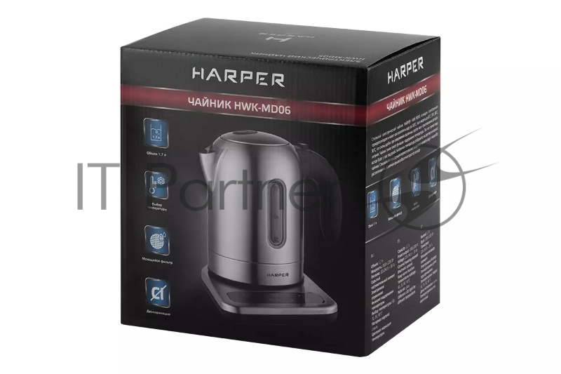 Чайник электрический HARPER HWK-MD06