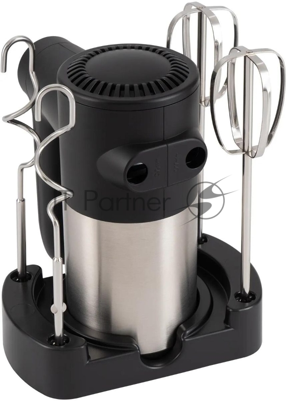 Миксер ручной Rondell RDE-1354 800Вт черный/серебристый