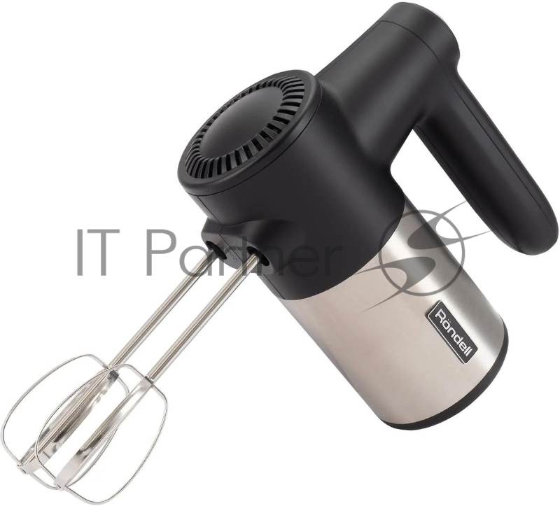 Миксер ручной Rondell RDE-1354 800Вт черный/серебристый