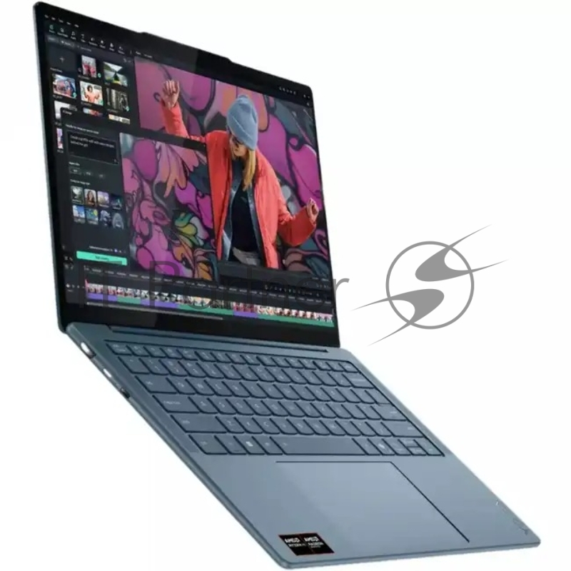 Ноутбук/ Lenovo Yoga Slim 7 14AKP10 14(2880x1800 OLED)/AMD Ryzen AI 7 350(2Ghz)/32768Mb/1024PCISSDGb Radeon 860M/Cam/BT/WiFi/70WHr/war 1y/1.19kg/tidal teal/Win11Home + 65W, RU kbd