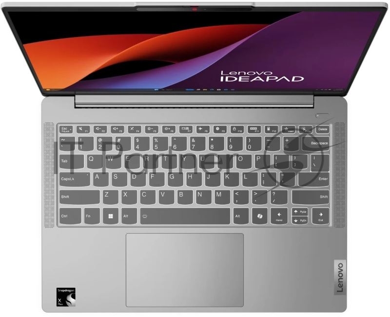 Ноутбук/ Lenovo IdeaPad Slim 5 14Q8X9 14(1920x1200 IPS)/Qualcomm Snapdragon X1P-42-100(3.4Ghz)/16384Mb/512 X1-85/Cam/BT/WiFi/57WHr/war 1y/1.48kg/cloud grey/Win11Home + 65W, RU kbd