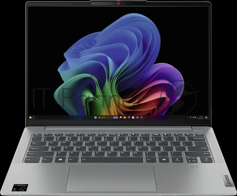 Ноутбук/ Lenovo IdeaPad Slim 5 14Q8X9 14(1920x1200 IPS)/Qualcomm Snapdragon X1P-42-100(3.4Ghz)/16384Mb/512 X1-85/Cam/BT/WiFi/57WHr/war 1y/1.48kg/cloud grey/Win11Home + 65W, RU kbd