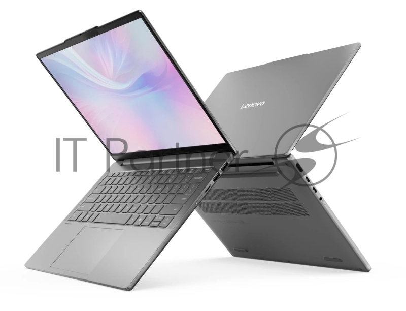 Ноутбук/ Lenovo IdeaPad Slim 5 14AHP10 14(1920x1200 OLED)/AMD Ryzen 7 8845HS(3.8Ghz)/16384Mb/512PCIS Radeon 780M/Cam/BT/WiFi/60WHr/war 1y/1.39kg/luna grey/noOS + 65W, RU kbd
