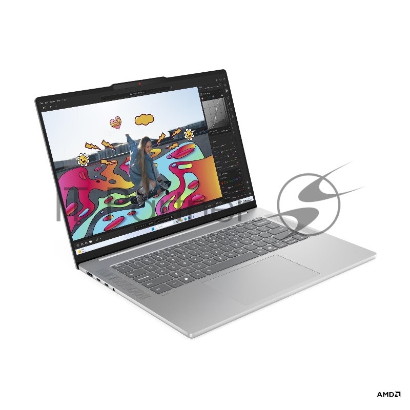 Ноутбук/ Lenovo IdeaPad Slim 5 15ARP10 15.1(2560x1600 OLED)/AMD Ryzen 7 7735HS(3.2Ghz)/32768Mb/1024PCI Radeon 680M/Cam/BT/WiFi/70WHr/war 1y/1.49kg/cloud grey/noOS + 65W, RU kbd