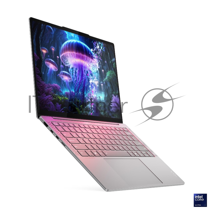 Ноутбук/ Lenovo Yoga Slim 7 14ILL10 14(2880x1800 OLED)/Intel Core Ultra 7 256V(2.2Ghz)/16384Mb/1024PCISS Arc Graphics 140V/Cam/BT/WiFi/70WHr/war 1y/1.19kg/luna grey/Win11Home + 65W, RU kbd