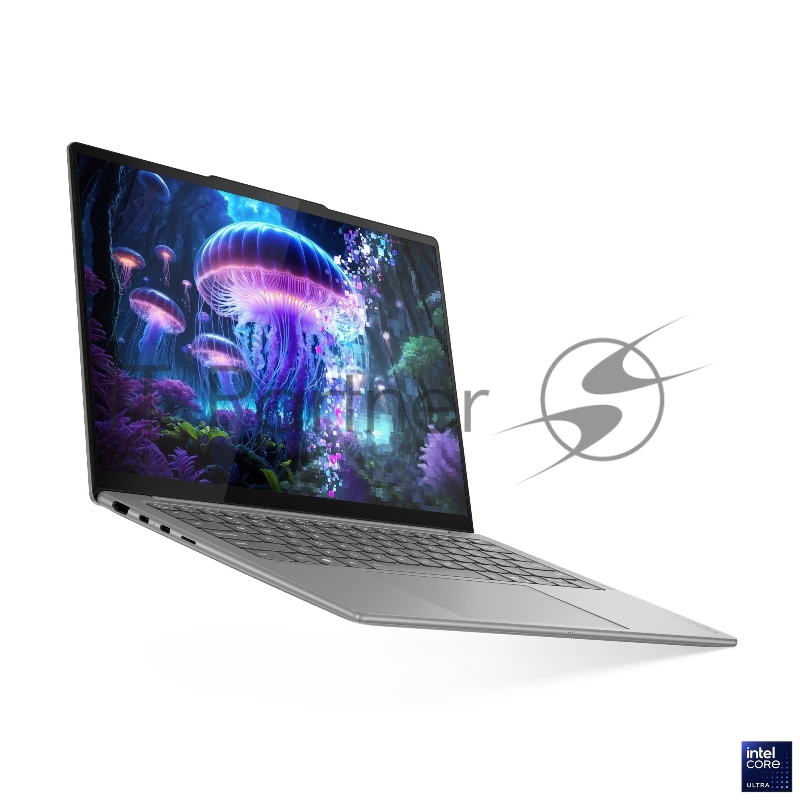 Ноутбук/ Lenovo Yoga Slim 7 14ILL10 14(2880x1800 OLED)/Intel Core Ultra 7 256V(2.2Ghz)/16384Mb/1024PCISS Arc Graphics 140V/Cam/BT/WiFi/70WHr/war 1y/1.19kg/luna grey/Win11Home + 65W, RU kbd