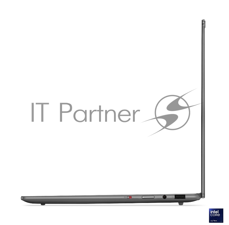 Ноутбук/ Lenovo Yoga Slim 7 14ILL10 14(2880x1800 OLED)/Intel Core Ultra 7 256V(2.2Ghz)/16384Mb/1024PCISS Arc Graphics 140V/Cam/BT/WiFi/70WHr/war 1y/1.19kg/luna grey/Win11Home + 65W, RU kbd