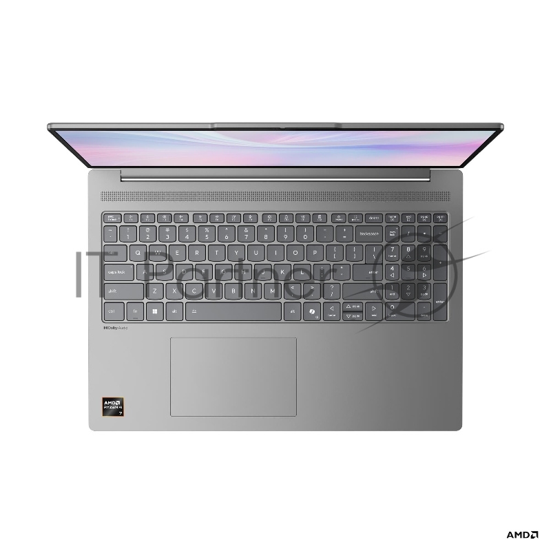Ноутбук Lenovo IdeaPad Slim 5 16AKP10 16(2880x1800 OLED)/AMD Ryzen AI 7 350(2Ghz)/16384Mb/512PCISSDGb/ Radeon 860M/Cam/BT/WiFi/80WHr/war 1y/1.76kg/luna grey/noOS + 100W, RU kbd