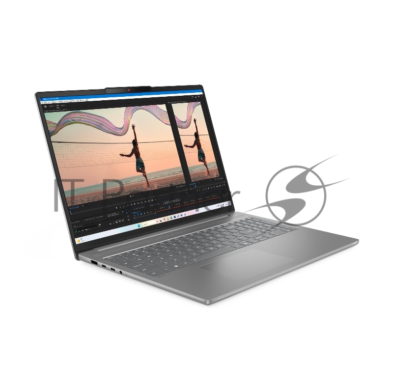 Ноутбук/ Lenovo IdeaPad Slim 5 16AHP10 16(2880x1800 OLED)/AMD Ryzen 7 8845HS(3.8Ghz)/16384Mb/512PCIS Radeon 780M/Cam/BT/WiFi/80WHr/war 1y/1.76kg/luna grey/noOS + 100W, RU kbd