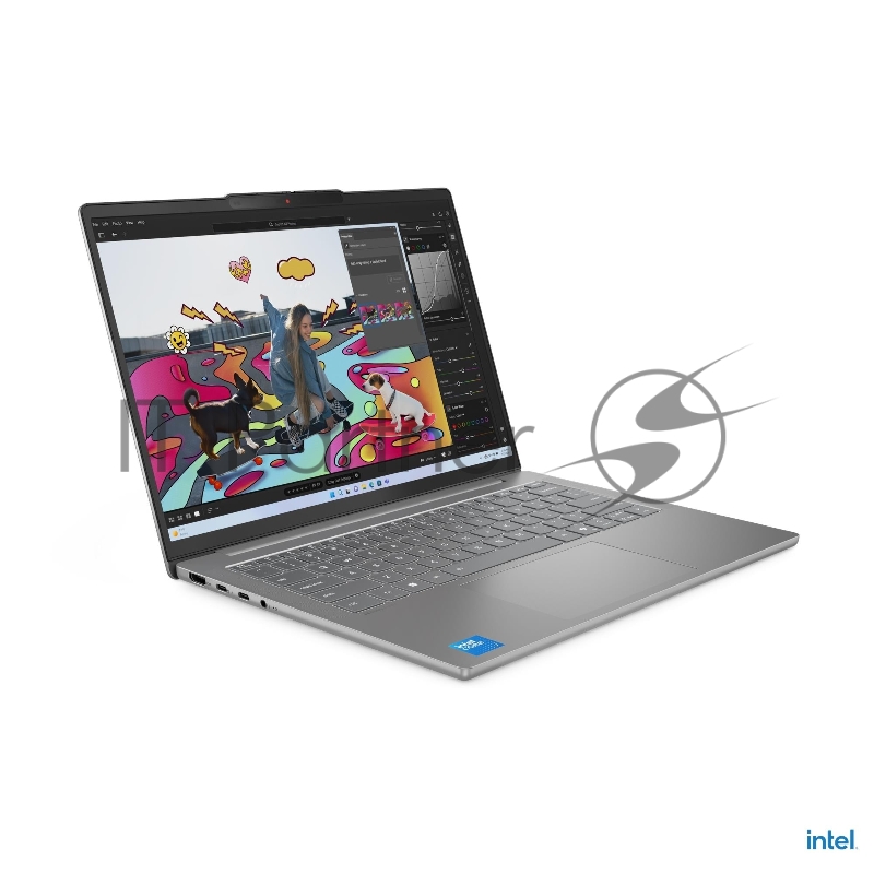 Ноутбук/ Lenovo IdeaPad Slim 5 14IRH10R 14(1920x1200 OLED)/Intel Core i7 240H(2.5Ghz)/32768Mb/1024PCISS Graphics/Cam/BT/WiFi/60WHr/war 1y/1.39kg/luna grey/noOS + 65W, RU kbd