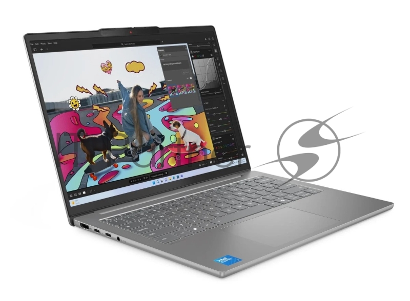 Ноутбук/ Lenovo IdeaPad Slim 5 14IRH10R 14(1920x1200 OLED)/Intel Core 5 210H(2.2Ghz)/32768Mb/1024PCISS Graphics/Cam/BT/WiFi/60WHr/war 1y/1.39kg/luna grey/noOS + 65W, RU kbd