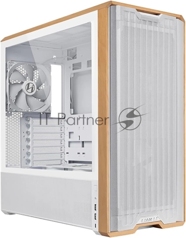 Корпус Lian-Li Lancool 217 белый без БП ATX 2xUSB3.0 audio bott PSU