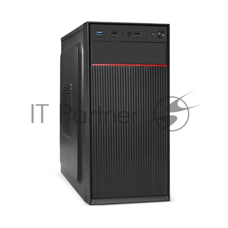 Корпус Minitower ExeGate BAA-113-UNS450 (mATX, БП UNS450 с вент. 12см, 2*USB, аудио, черный)