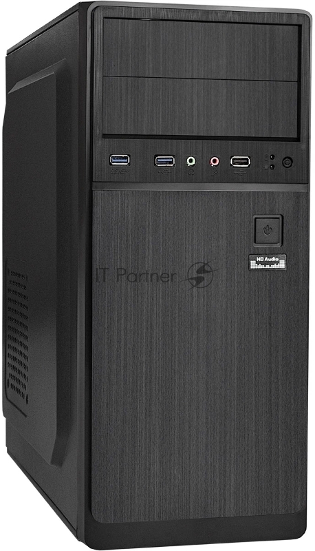 Корпус Miditower ExeGate XP-402U2-UNS350 (ATX, БП UNS350 с вент. 12см, 1*USB+2*USB3.0, аудио, черный)