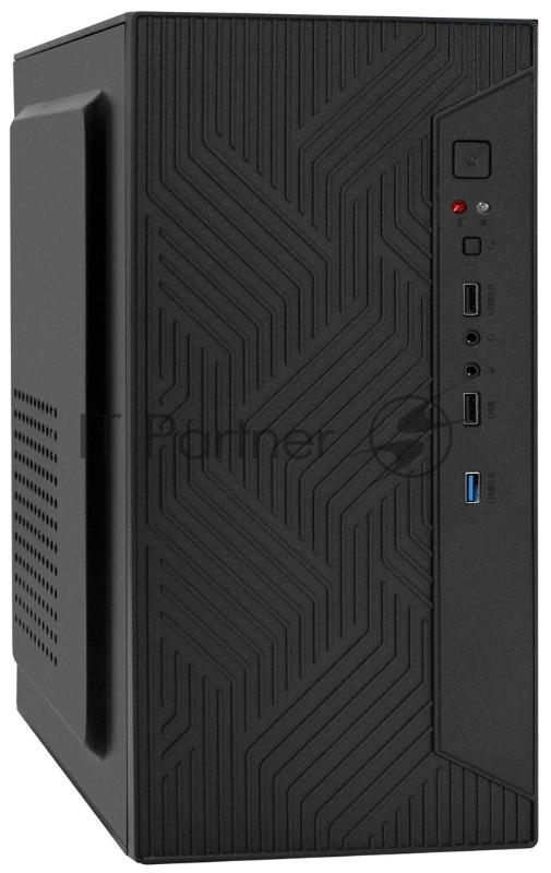 Корпус Minitower ExeGate BAA-303U-UNS400 (mATX, БП UNS400 с вент. 12см, 2*USB+1*USB3.0, HD Audio, черный)