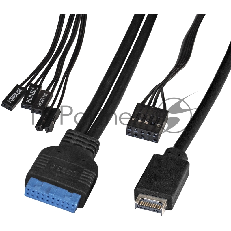 Корпус Miditower ExeGate XP-332UC-UNS450 (ATX, БП UNS450 с вент. 12см, 2*USB3.0+1*TypeC, аудио, черный)