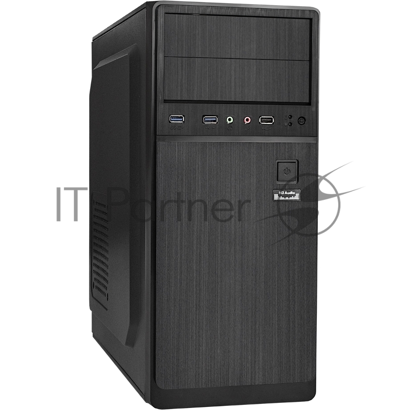 Корпус Miditower ExeGate XP-402U2-UNS400 (ATX, БП UNS400 с вент. 12см, 1*USB+2*USB3.0, аудио, черный)