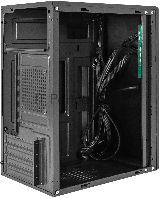 Корпус Minitower ExeGate BAA-408-UNS350 (mATX, БП UNS350 с вент. 12см, 2*USB, HD Audio, черный)