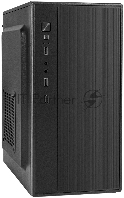 Корпус Minitower ExeGate BAA-408-UNS350 (mATX, БП UNS350 с вент. 12см, 2*USB, HD Audio, черный)