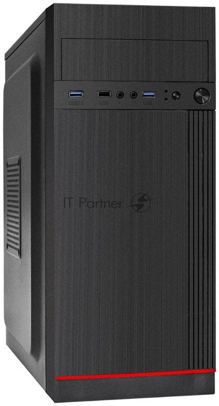 Корпус Miditower ExeGate AA-442U2-UNS400 (ATX, БП UNS400 с вент. 12см, 1*USB+2*USB3.0, аудио, черный)